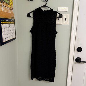 Black Lacy Cocktail Dress